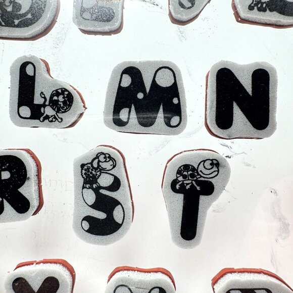 Fun Stampers Journey Full Alphabet Animal Rubber Stamps Crafting Card Making - Picture 7 of 10